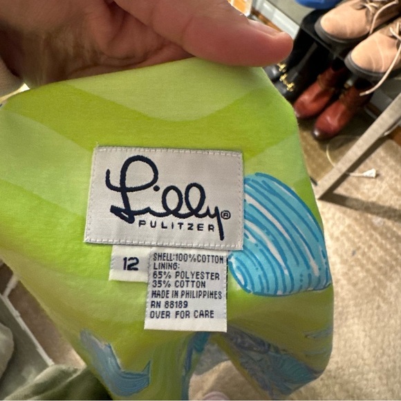 Lilly Pulitzer reversible vintage mini women skirt size 12 - Picture 5 of 8